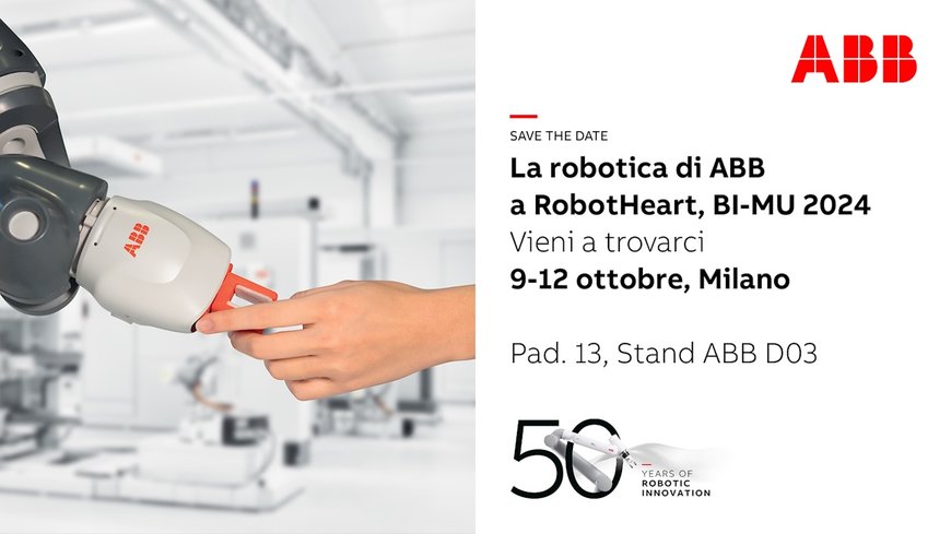 Appuntamento con ABB Robotics a RobotHeart: l'innovazione incontra la sostenibilità